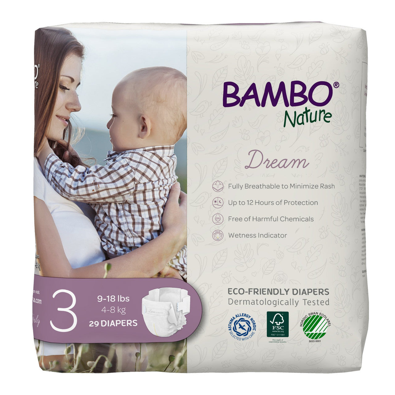 BMBNAT DIAPERS SIZE 3 ( 6 X 29 OZ   )-0