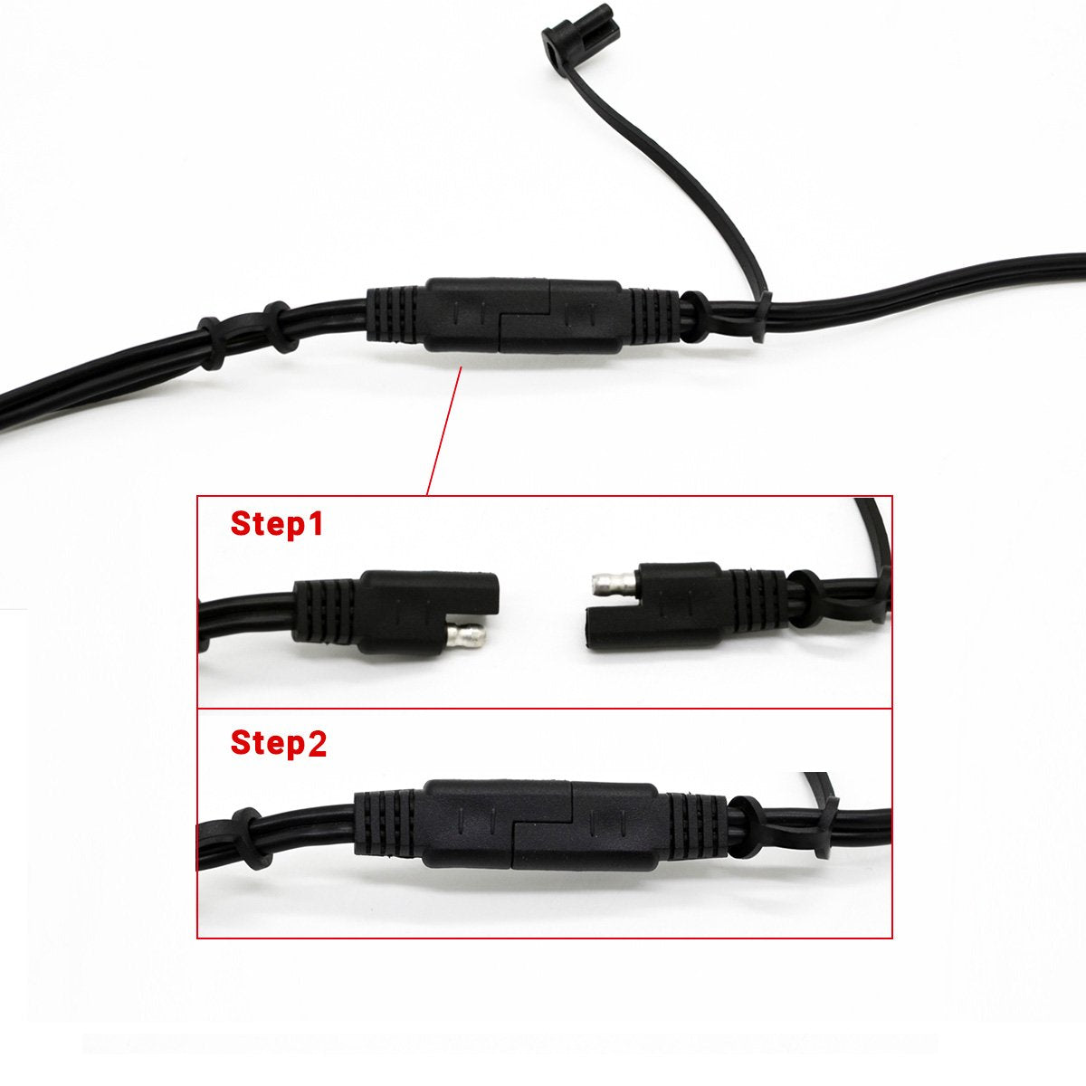 SAE- SAE 14AWG 20ft extension Cable-2