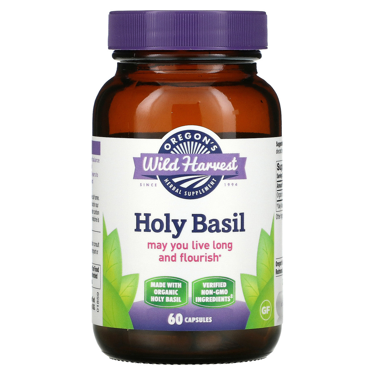 Oregon's Wild Harvest Holy Basil (1x60VCAP)-0