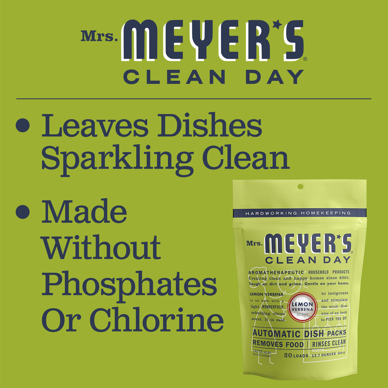 Mrs Meyers Auto Dshwsh Pks Lem (6x12.7OZ )-4