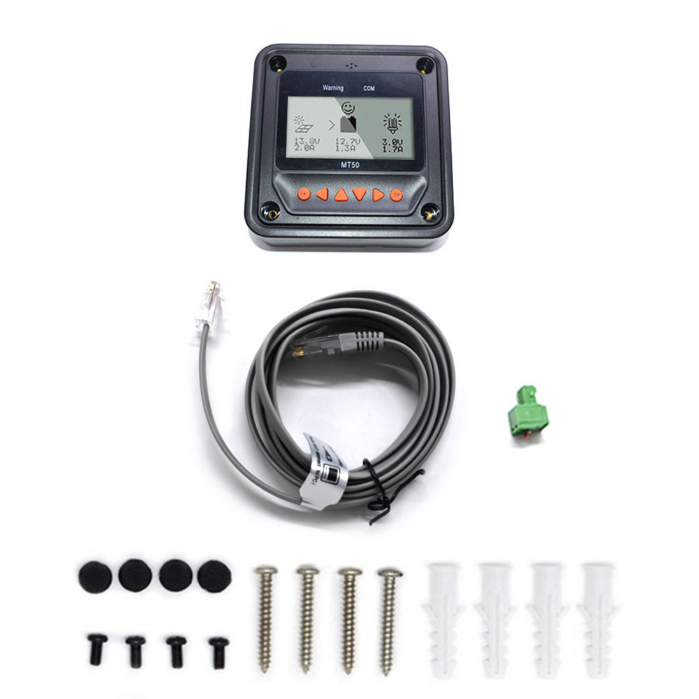 ACOPOWER 30A MPPT Solar Charge Controller with Remote Meter MT-50-4
