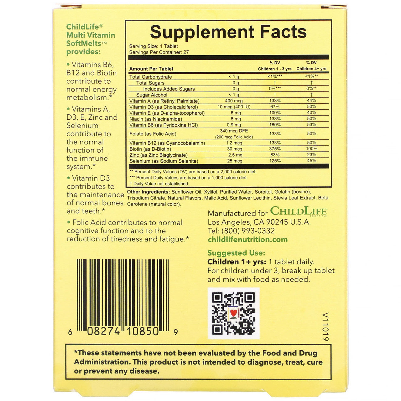 CHILDL MULTI VIT SOFTMLT ( 1 X 27 TAB  )-1
