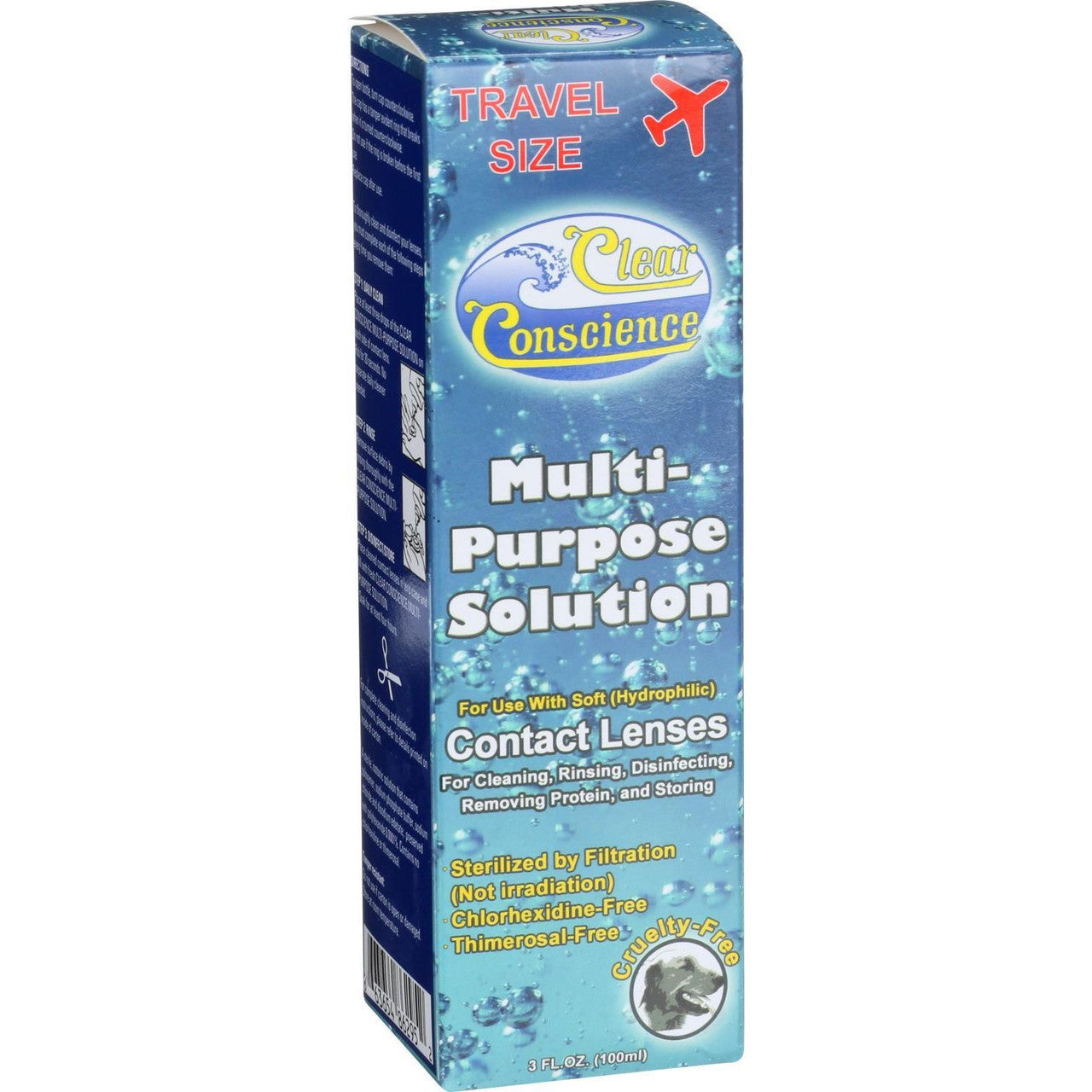 Clear Conscience Contact Lens Solution Travel Size (1x3 Oz)-0