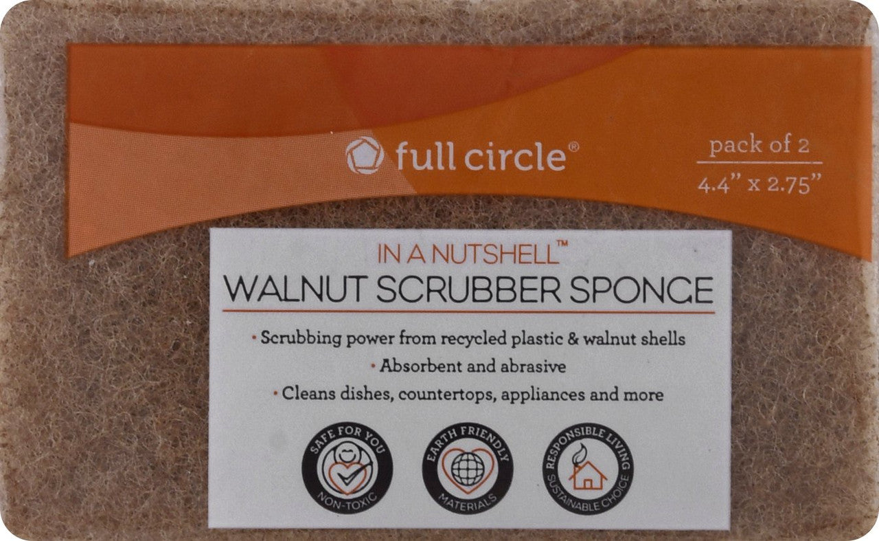 FCHME WALNT SCRBR SPONGE ( 6 X 2 CT   )-1