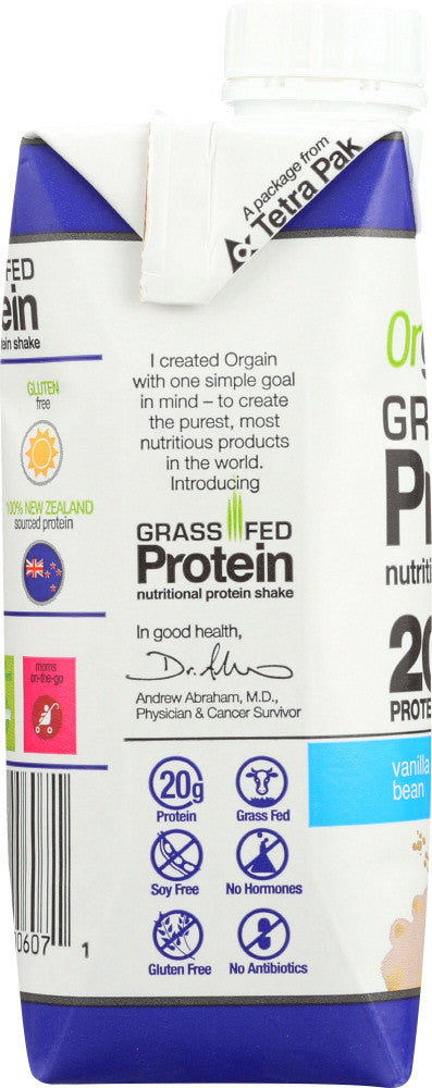 ORGAIN WHEY PRTN VAN SHK ( 12 X 11 OZ   )-2