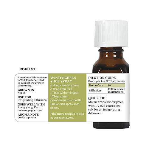 Aura Cacia Wintergreen Essential Oil (1x0.5Oz)-5
