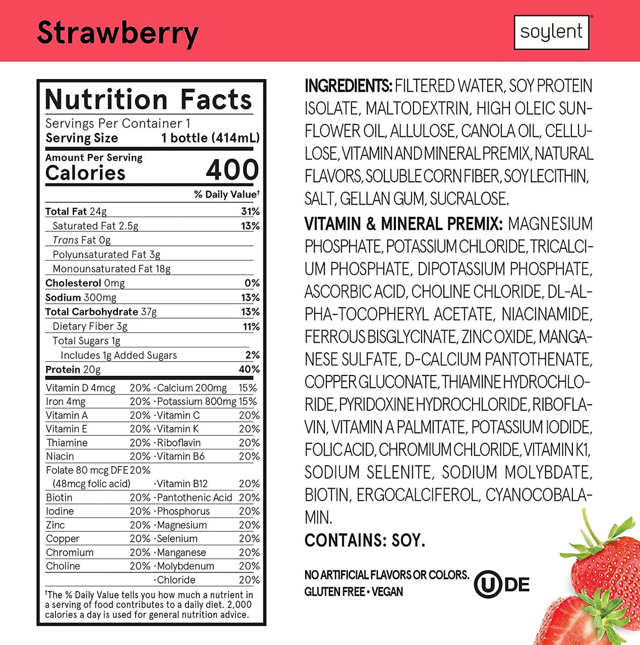 SOYLENT DRINK STRAWBERRY (12x14.00)-2