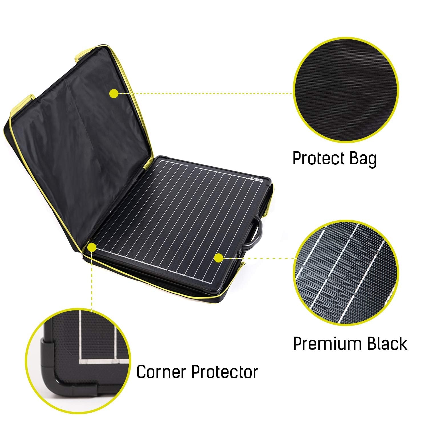 ACOPower Plk 100W Portable Solar Panel Kit,Lightweight 20A Charge Controller-1