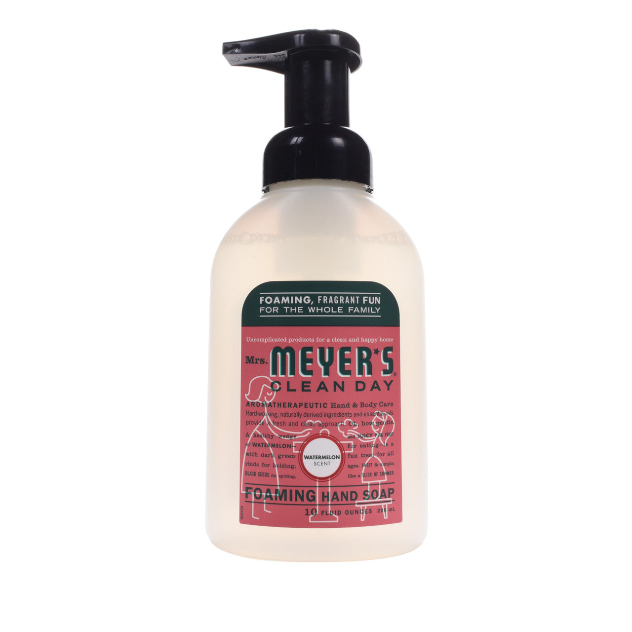 Mrs Meyers Clean Day Foaming, Watermelon (6x10 OZ)-1