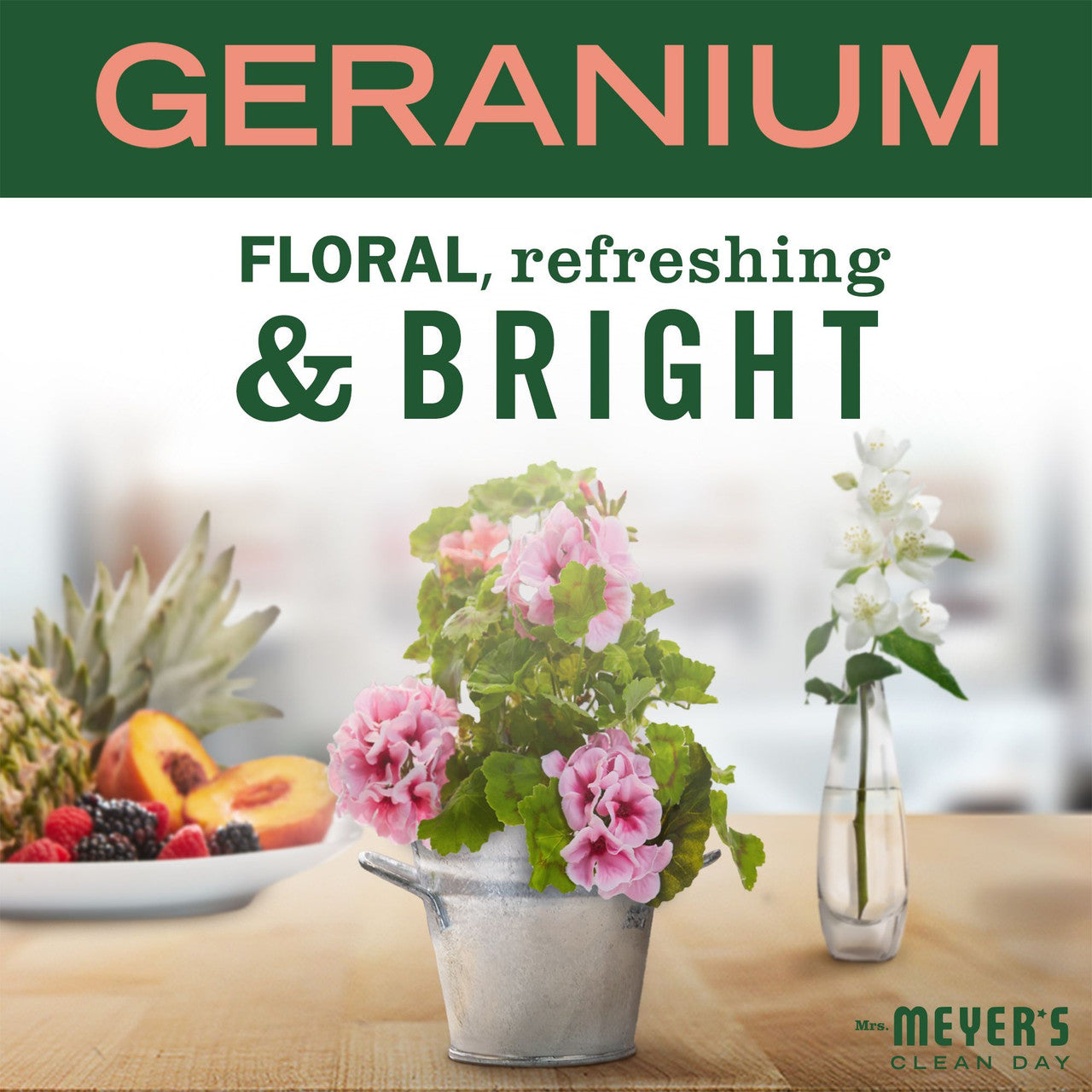 Mrs. Meyer's Clean Day Room Freshener Spray Geranium (6x8 OZ)-3