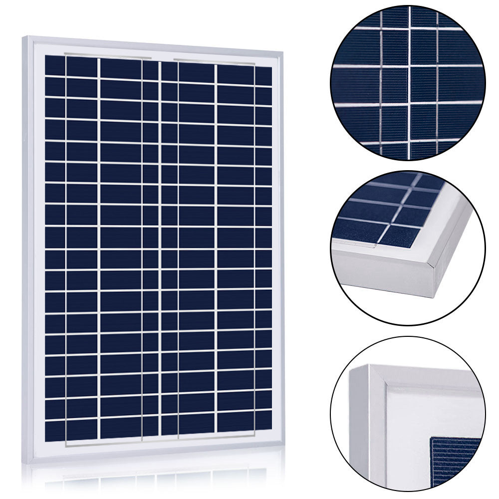ACOPower 25W Off-grid Solar Kits, 5A charge controller with SAE connector-5