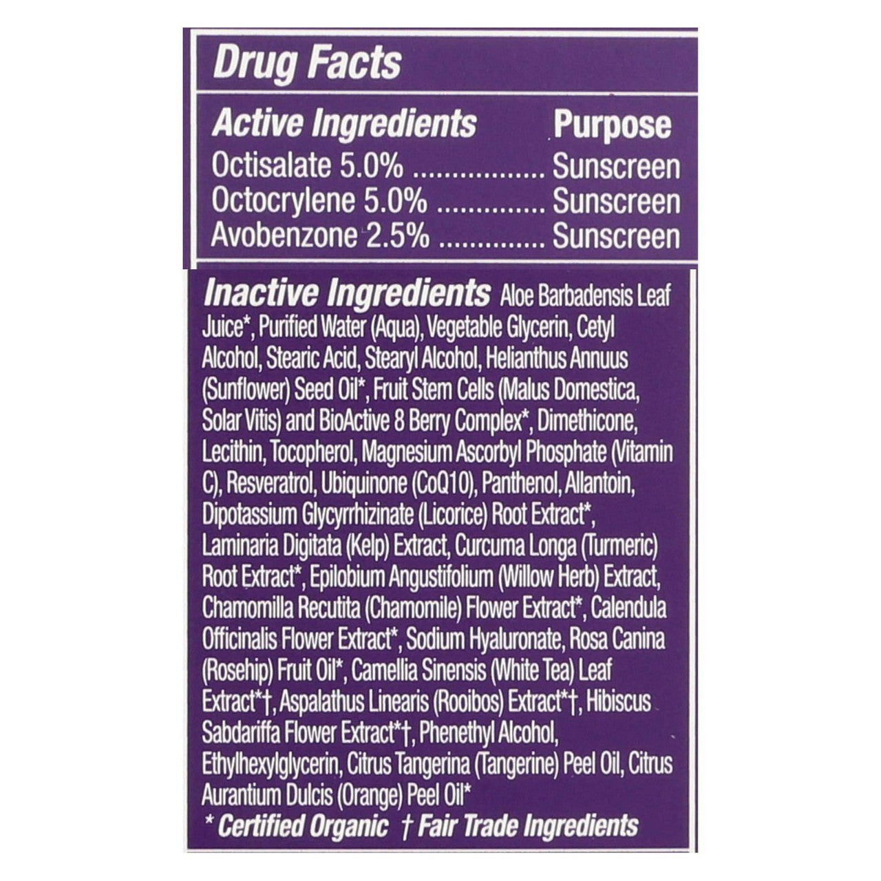Andalou Naturals Daily Defense Facial Lotion w/ SPF 18 (1x2.7 Oz)-1