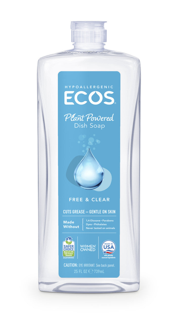Earth Friendly Dishmate Dish Liquid Free & Clear (6x25Oz)-0