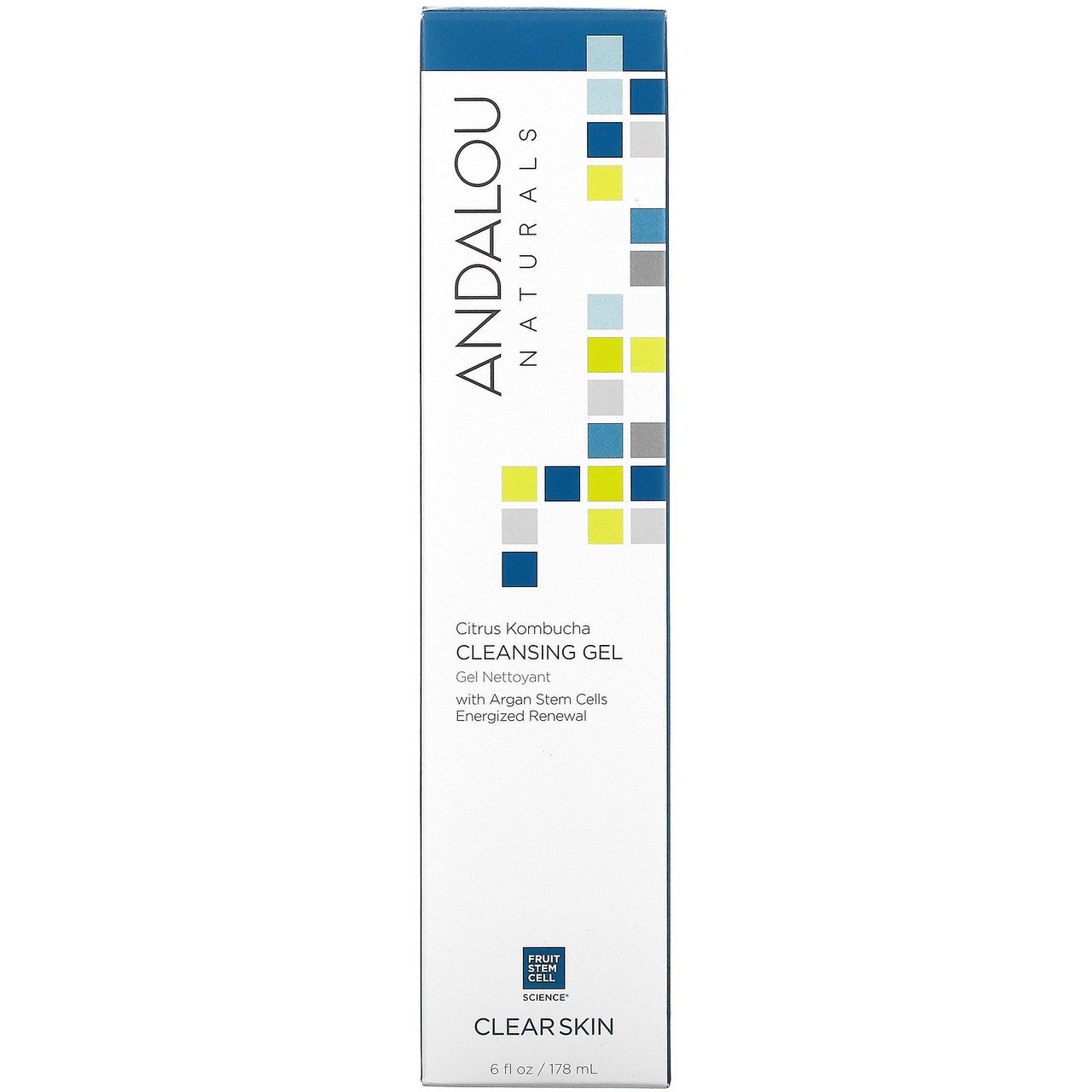 Andalou Naturals Citrus Kombucha Facial Cleansing Gel (1x6 Oz)-1