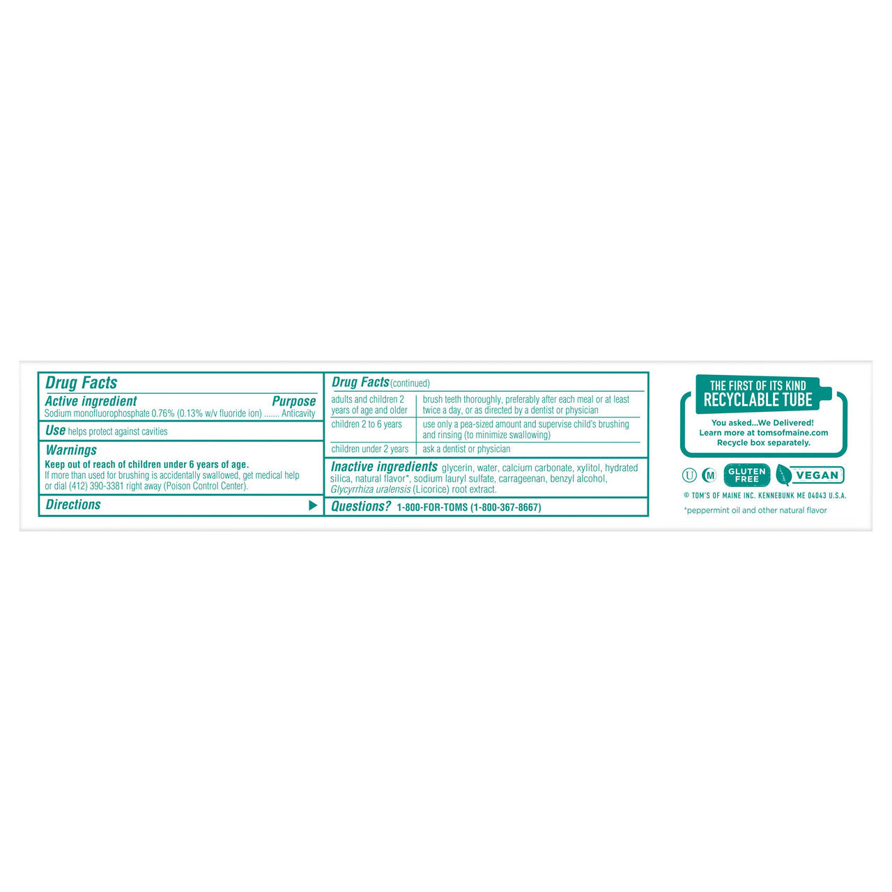 Tom's Of Maine Wicked Fresh! Peppermint Toothpaste (6x4.7 Oz)-8