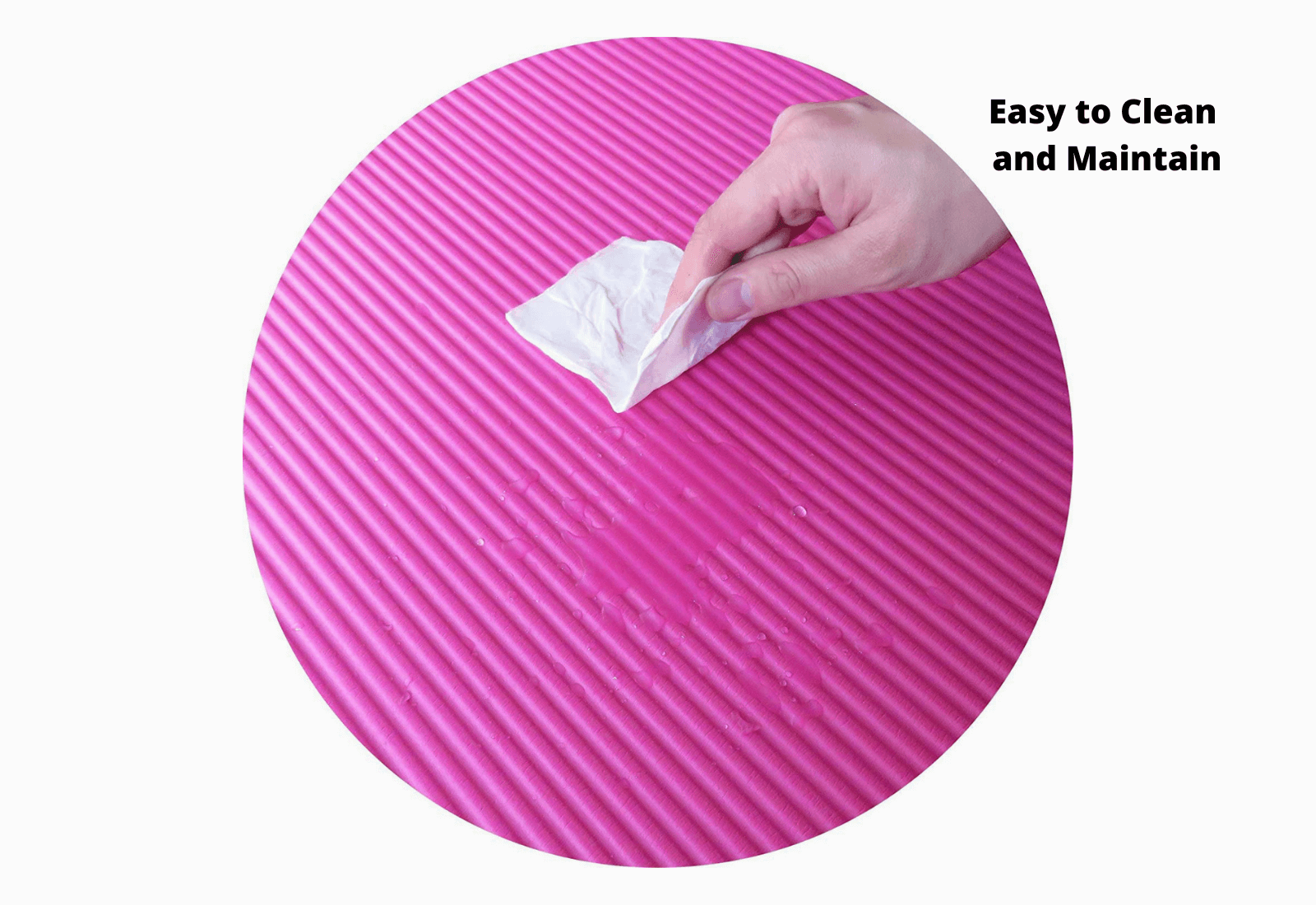 Thick Yoga and Pilates Exercise Mat with Carrying Strap-14