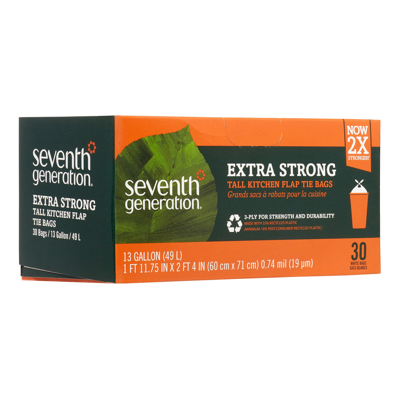 Seventh Generation Tall Kitchen Bag 13 Gal (1x30 CT)-1