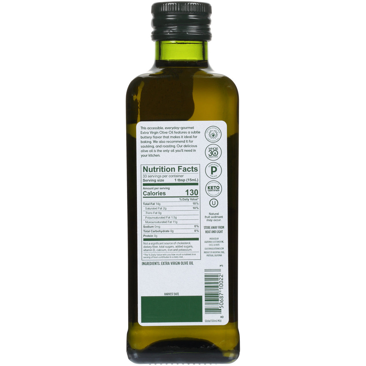 CA OLV MILD BUTTERY EVOO ( 6 X 16.9 OZ   )-3
