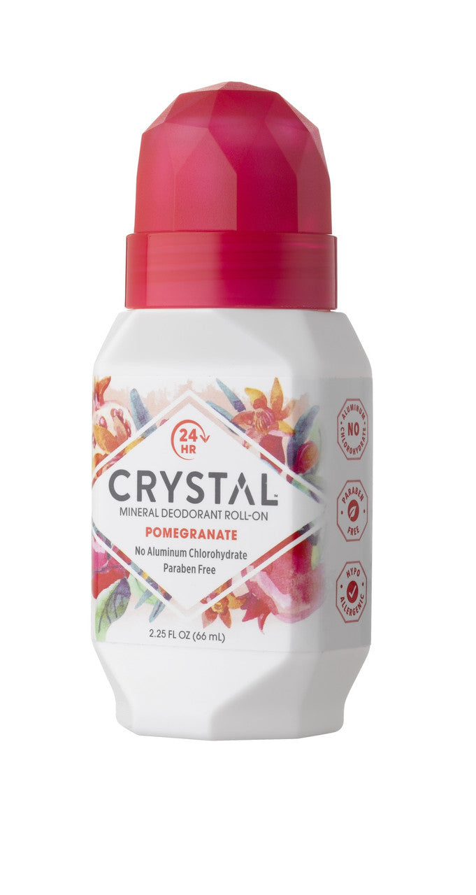 Crystal Essence Mineral Pomegranate Deodorant Roll-On (1x2.25 Oz)-2