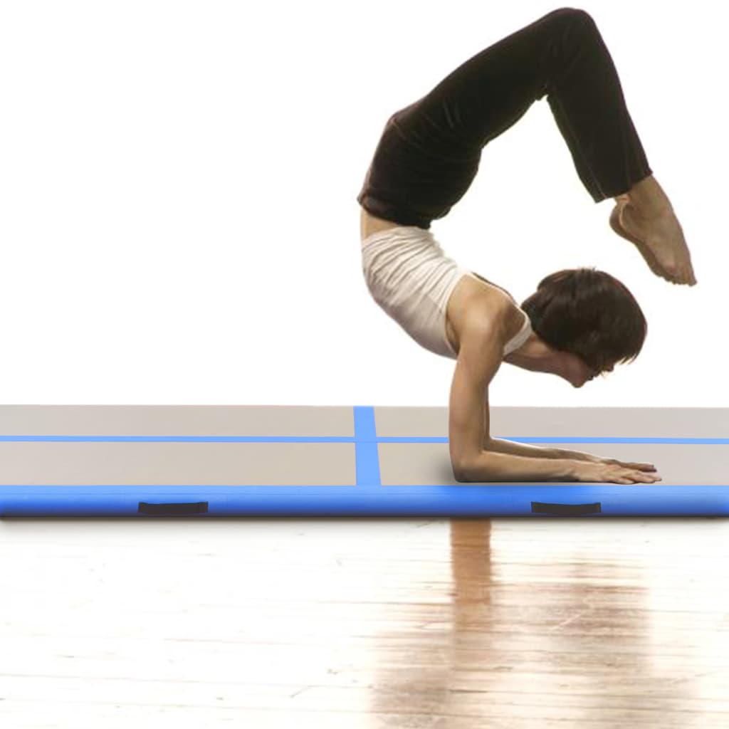 vidaXL Inflatable Gymnastics Mat with Pump PVC Gym Exercise Multi Sizes/Colors-24