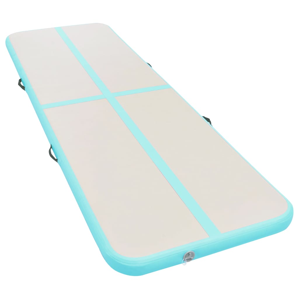 vidaXL Inflatable Gymnastics Mat with Pump PVC Gym Exercise Multi Sizes/Colors-21