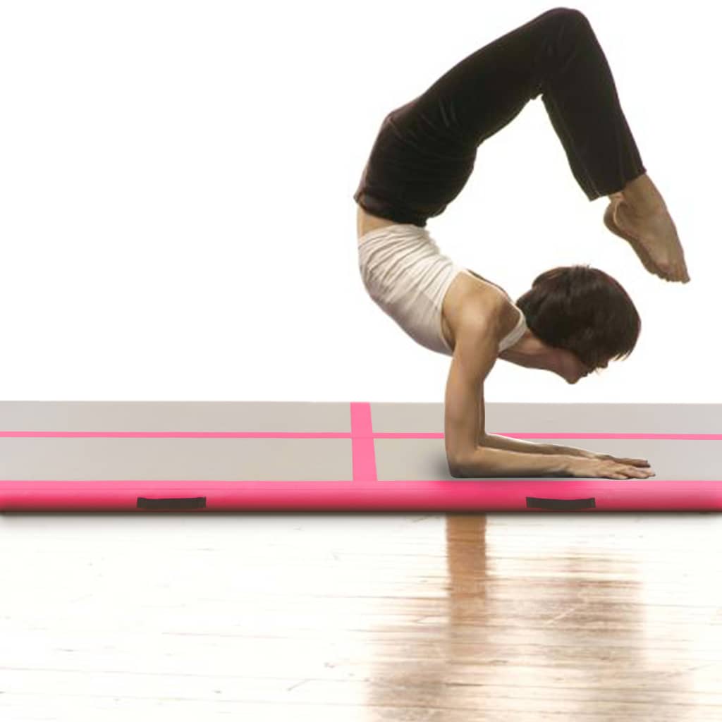vidaXL Inflatable Gymnastics Mat with Pump PVC Gym Exercise Multi Sizes/Colors-32