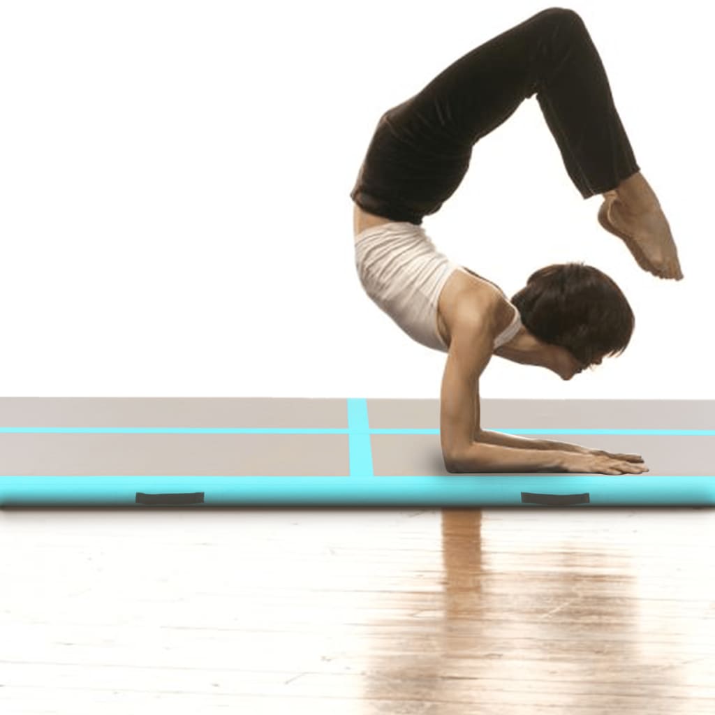 vidaXL Inflatable Gymnastics Mat with Pump PVC Gym Exercise Multi Sizes/Colors-5