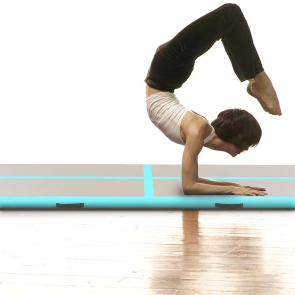 vidaXL Inflatable Gymnastics Mat with Pump PVC Gym Exercise Multi Sizes/Colors-6