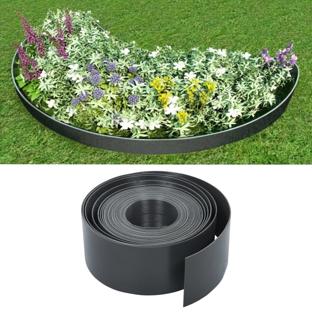 vidaXL Garden Edging PE Garden Yard Fence Border Grass Edge Multi Colors/Sizes-3