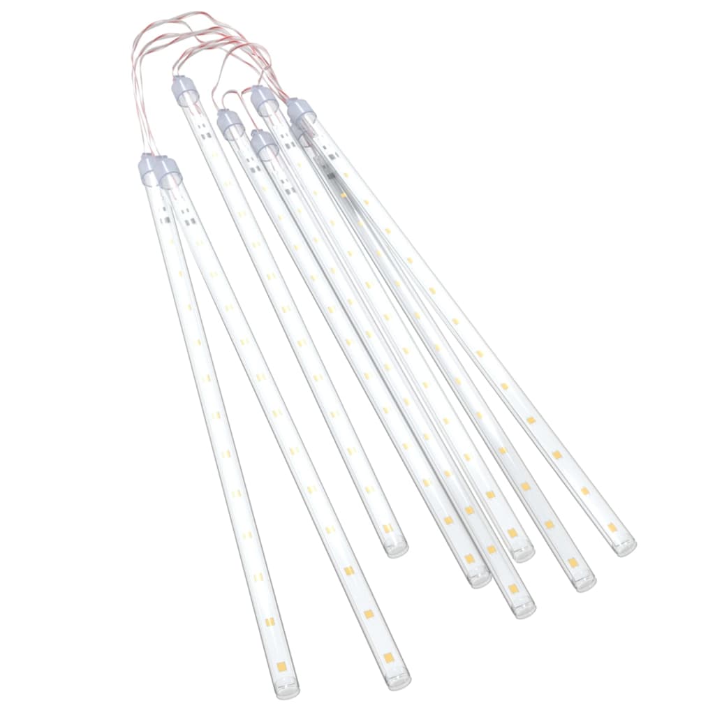 vidaXL 1/8/20x Meteor Lights 288 LEDs Indoor Outdoor Multi Colors 11.8"/19.7"-8