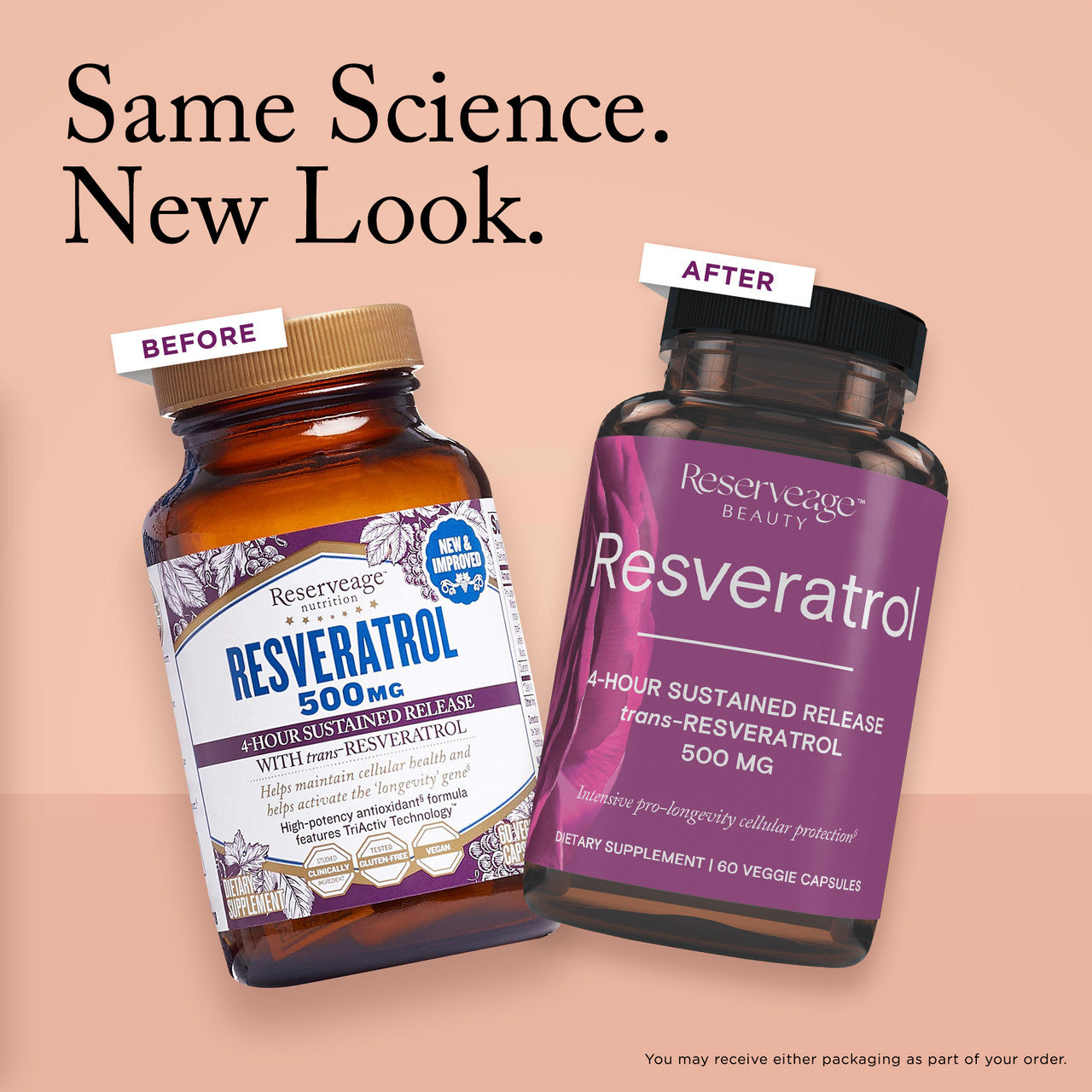 RSRVEAGE RESVERATROL 500 (1x60.00)-1