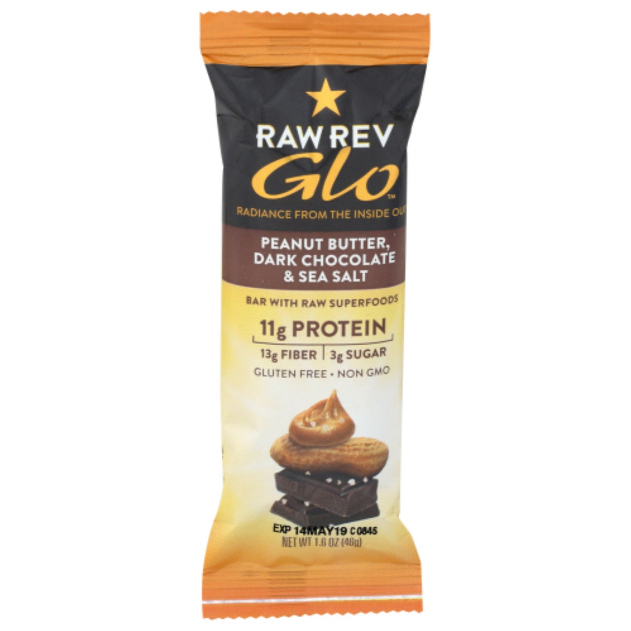 Raw Revolution Peanut Butter, Dark Chocolate And Sea Salt (12X1.6 OZ)-0