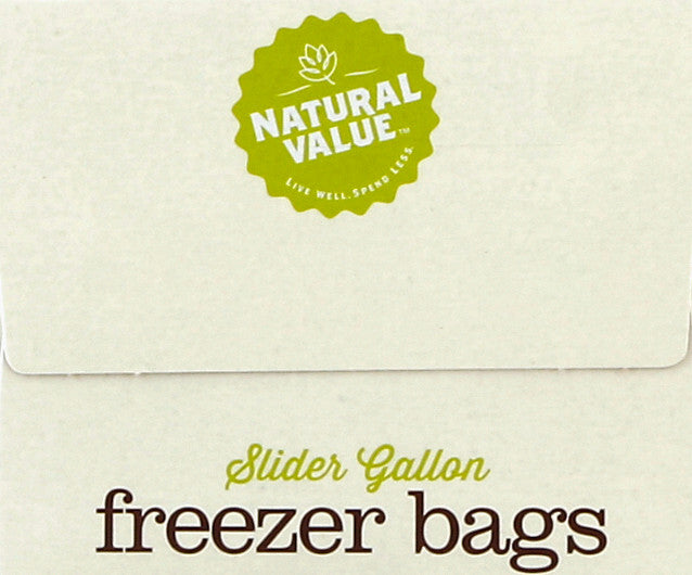 Natural Value Slider Gallon Freezer Bags (12x10 Ct)-2