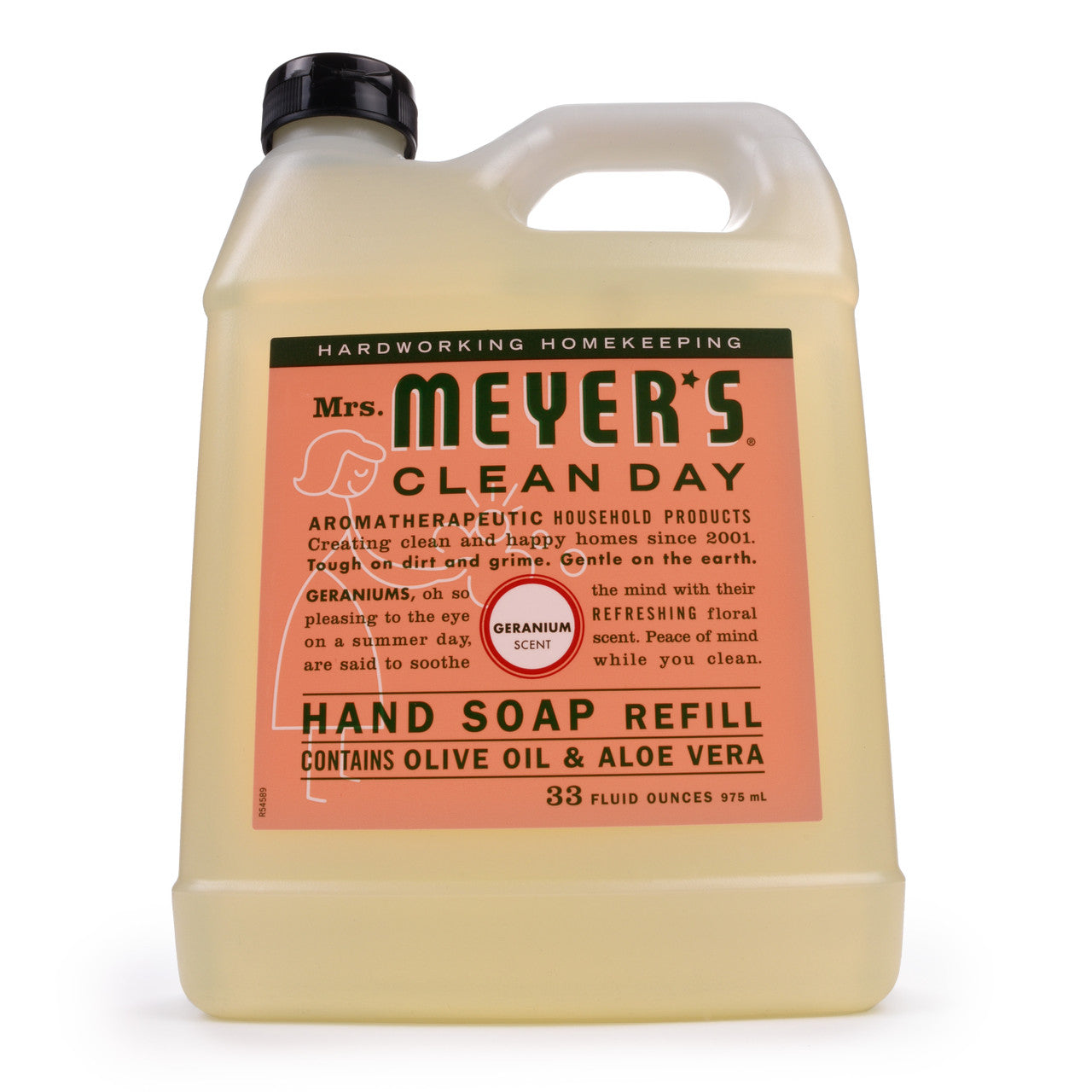 Mrs Meyers Liquid Hand Sp Refil Ger (6x33OZ )-0