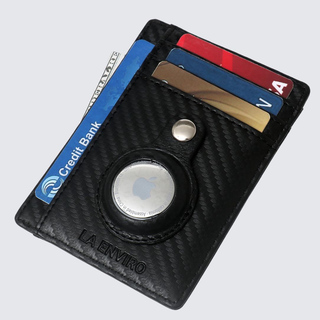 BRADDON Airtag Card Holder I Carbon Black-0