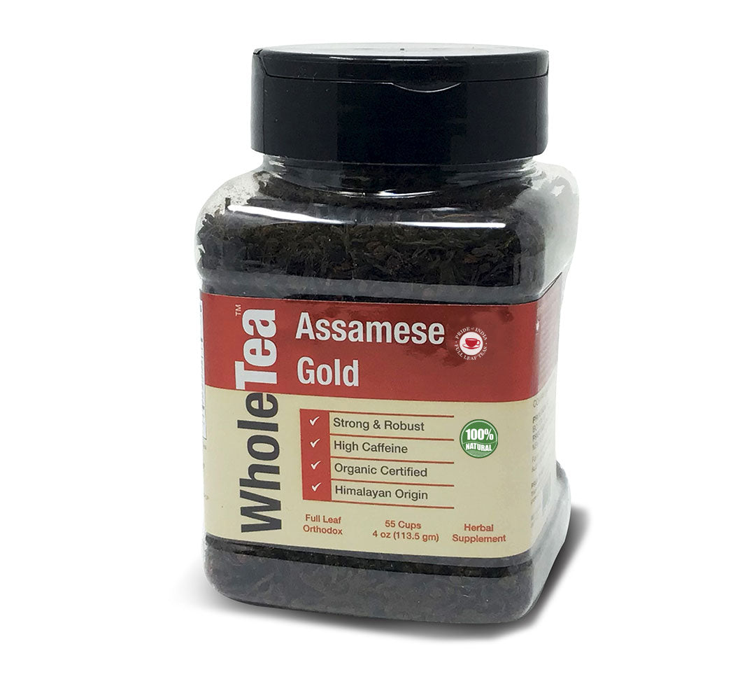 WHOLETEA Natural Assam Breakfast Black Full Leaf Tea-1