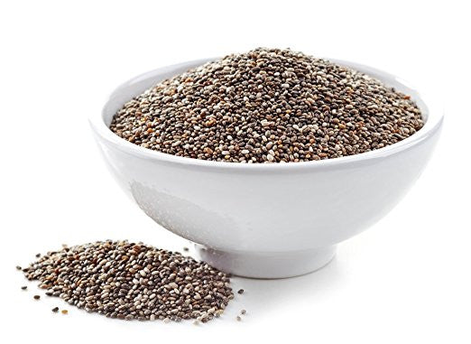Whole White Chia Seeds - Omega-3 & Calcium Superfood Jar-1