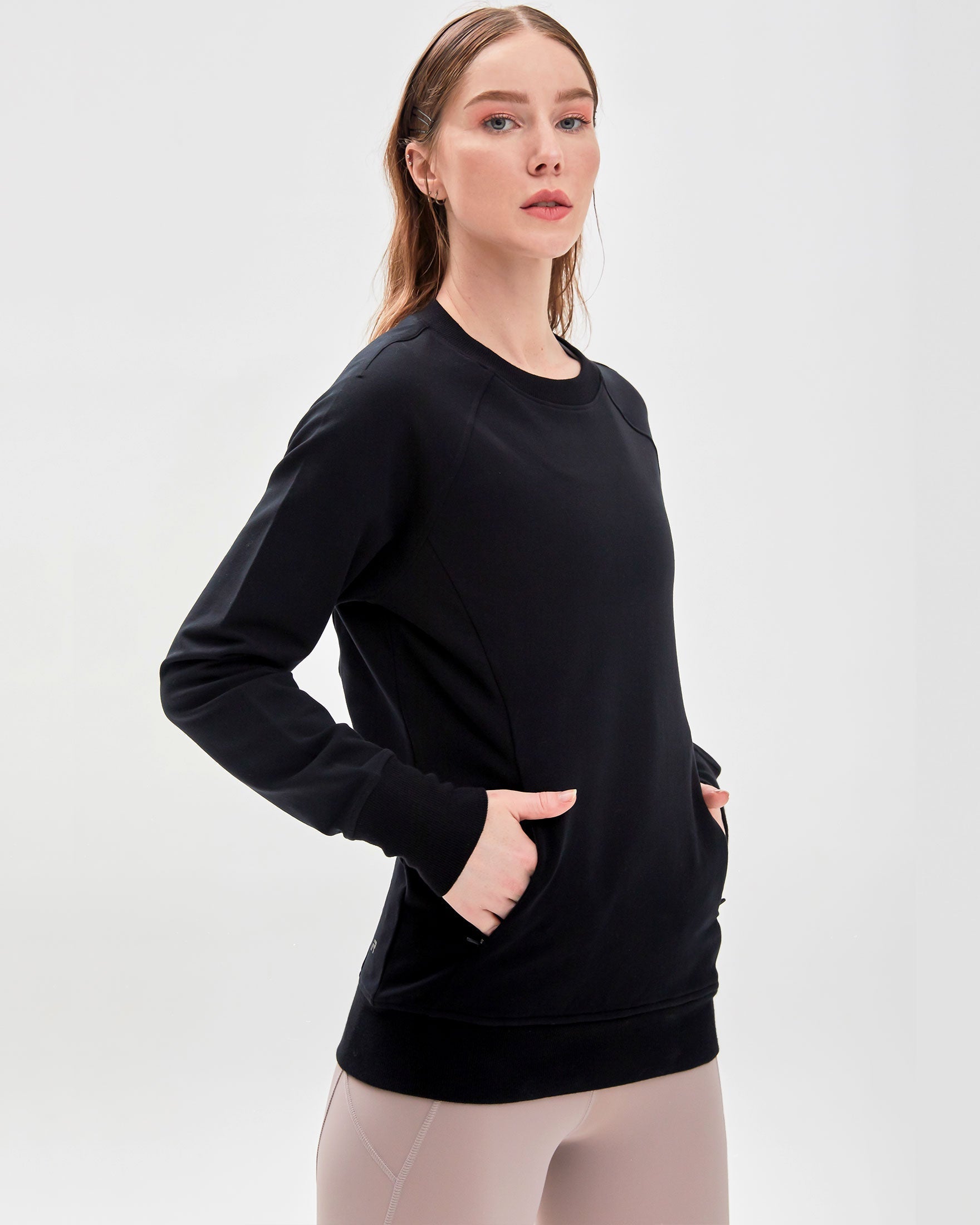 City Zip Slim Crewneck-9