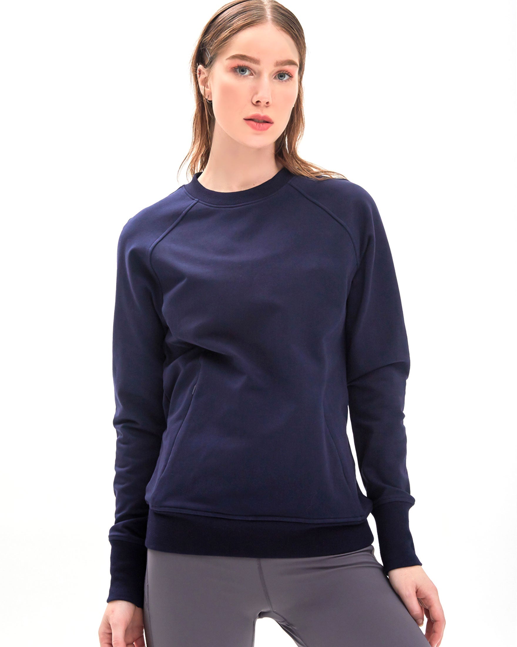 City Zip Slim Crewneck-4