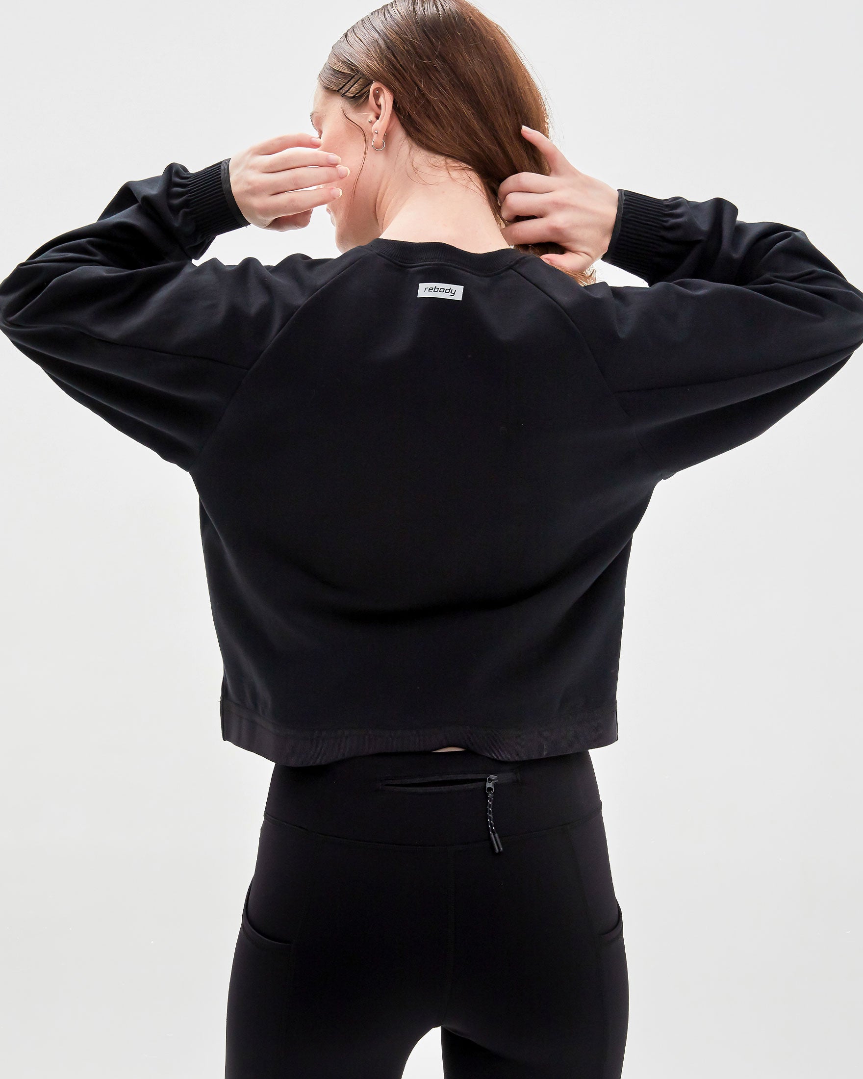 City Zip Crop Crewneck-14