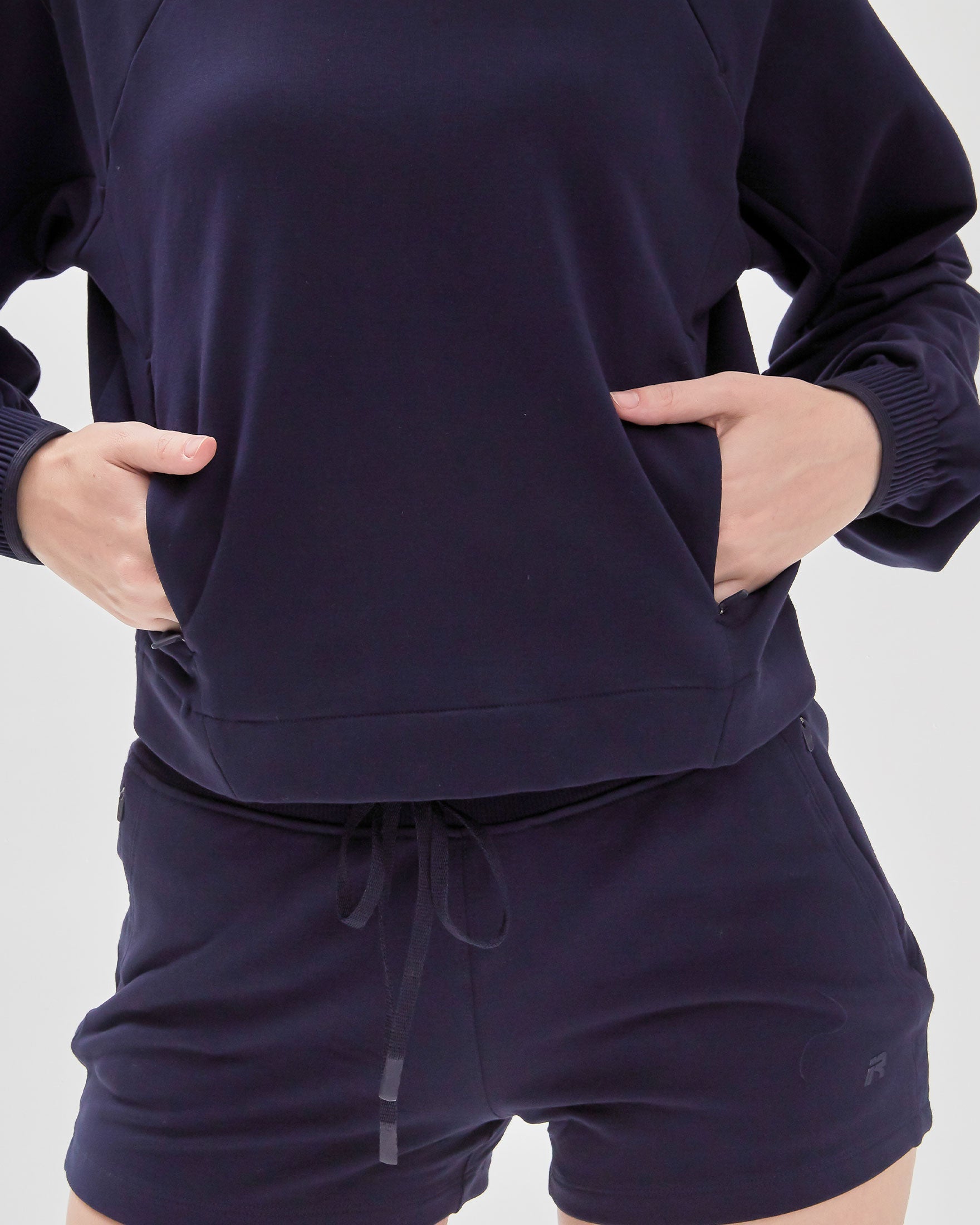 City Zip Crop Crewneck-10