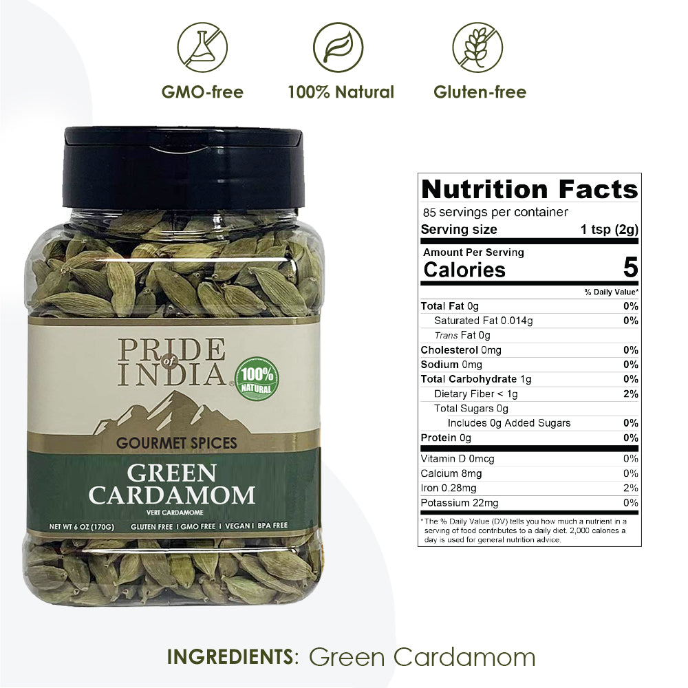 Gourmet Green Cardamom Whole-10