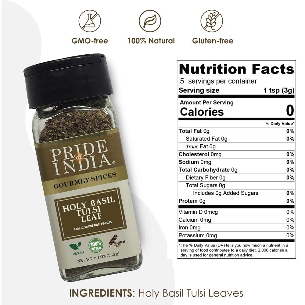 Gourmet Tulsi (Holy Basil) Cut & Sifted-2