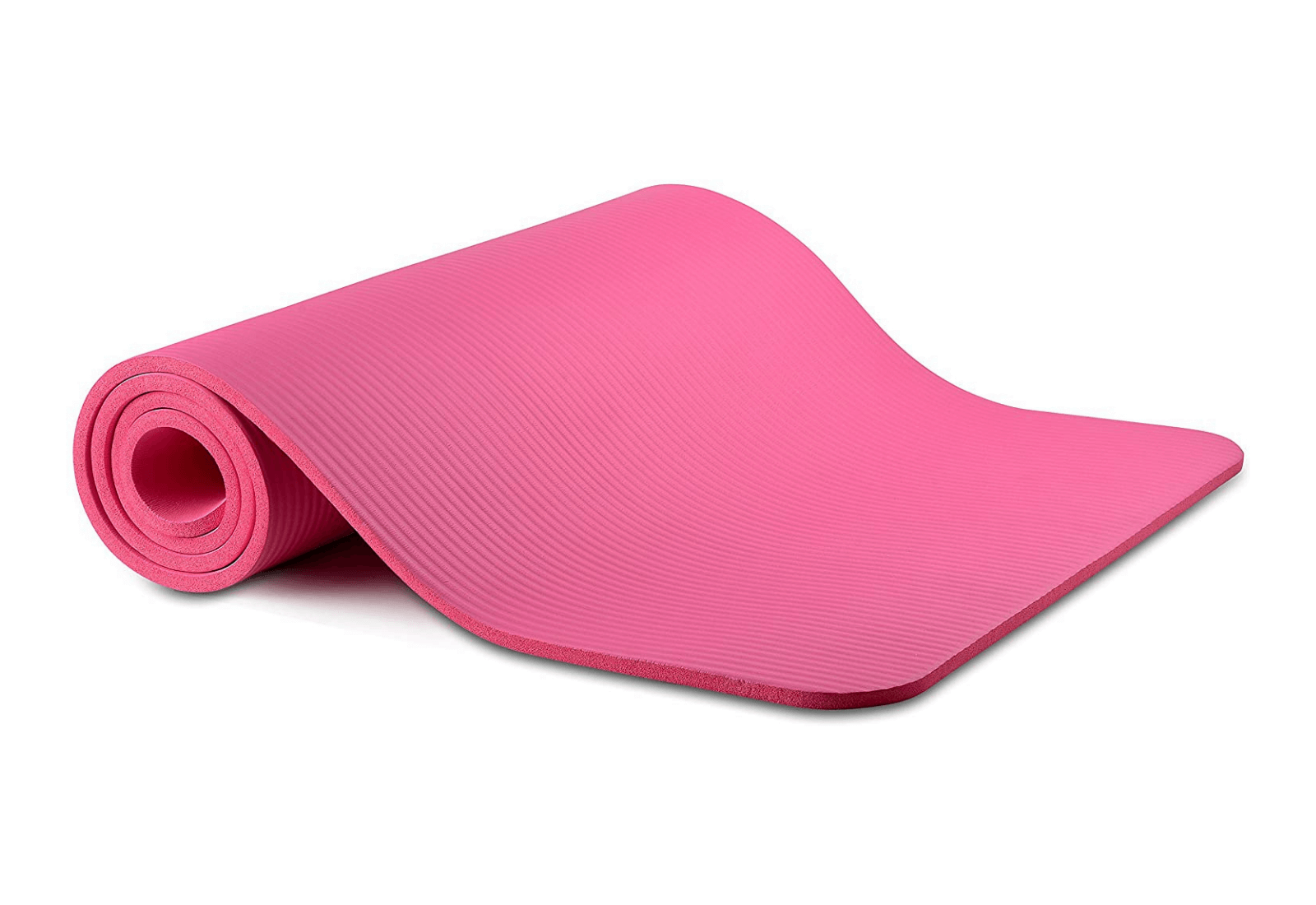 Thick Yoga and Pilates Exercise Mat with Carrying Strap-10