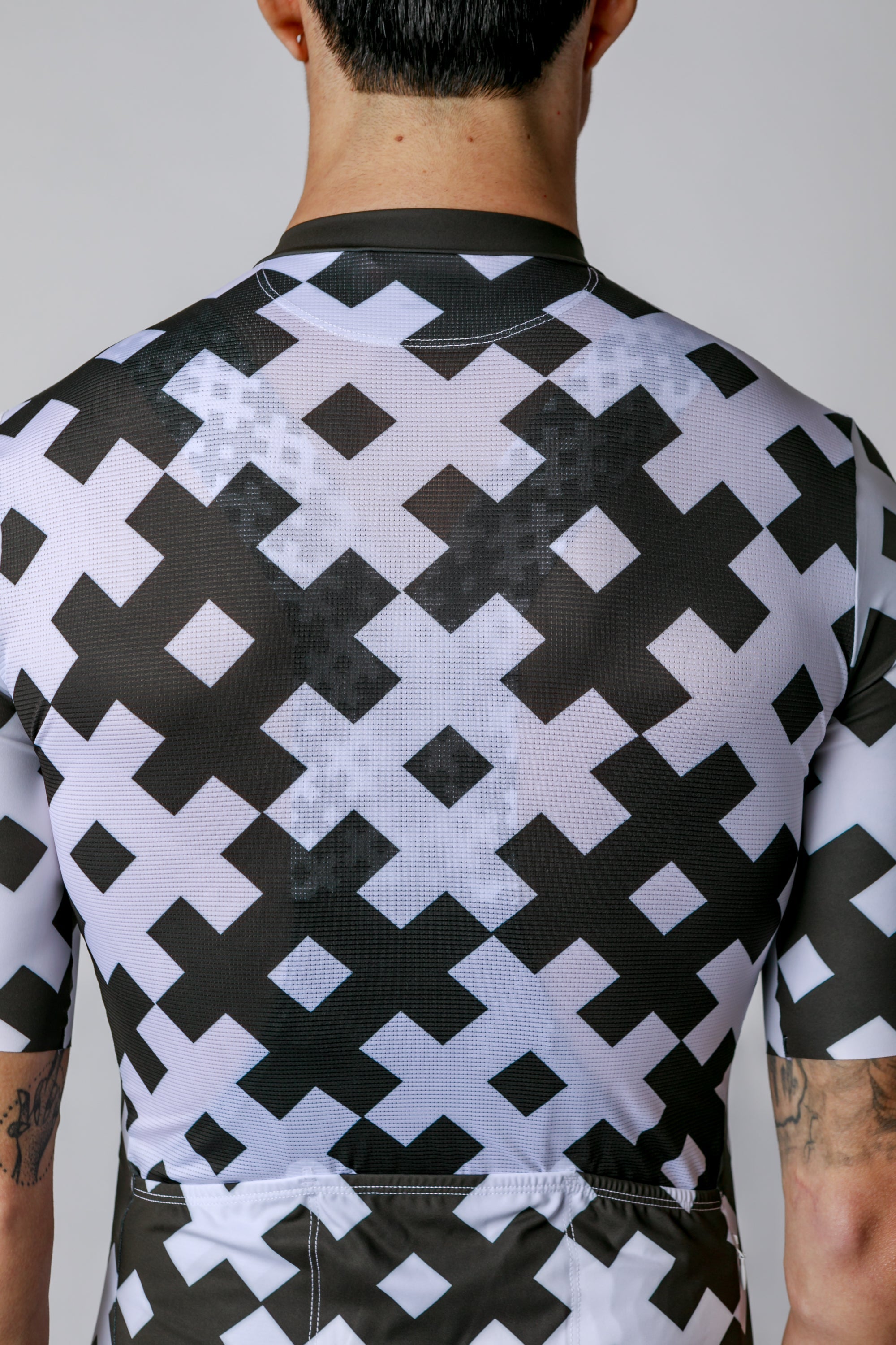 NOW ON SALE!!!  Men's ProSpec Rouleur SZ Jersey | #HashTag MACRO | Obsidian Black/White-4