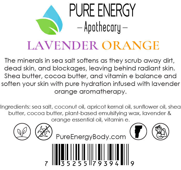 Sea Salt Scrub (Lavender Orange)-3