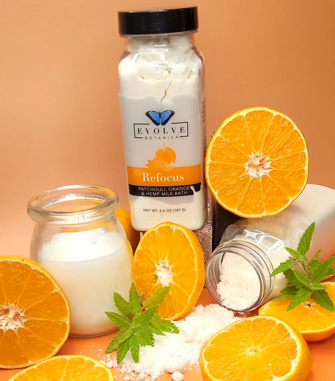 Milk Bath - Refocus (Patchouli, Orange, & Hempseed Oil)-1
