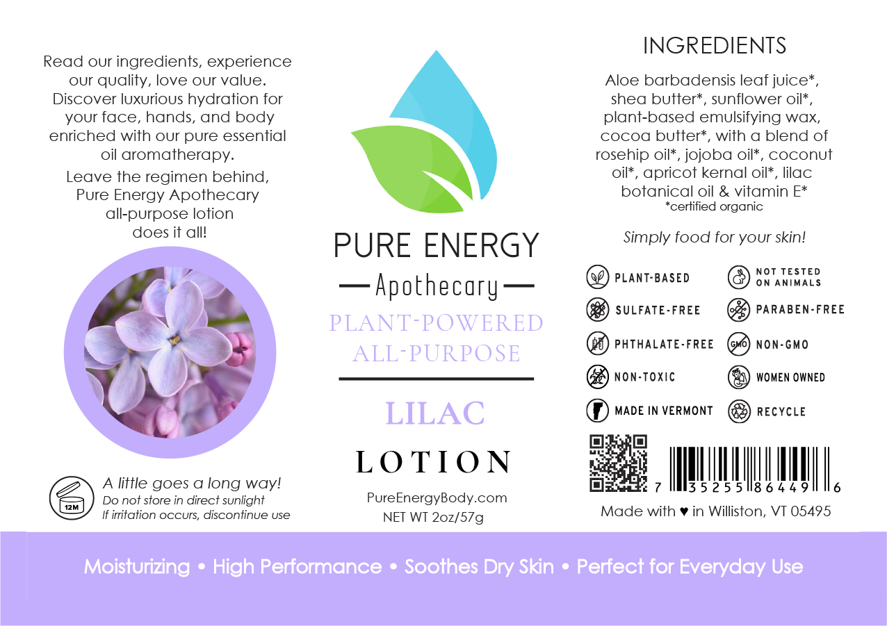 Natural All Purpose Lotion 2 oz (Lilac)-2
