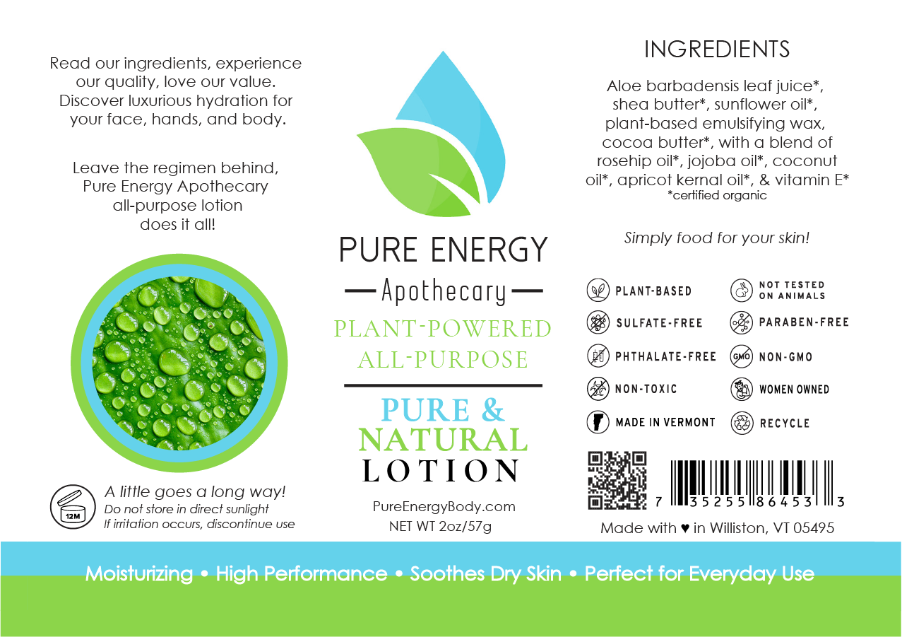 Natural All Purpose Lotion 2 Oz (Pure & Natural)-2