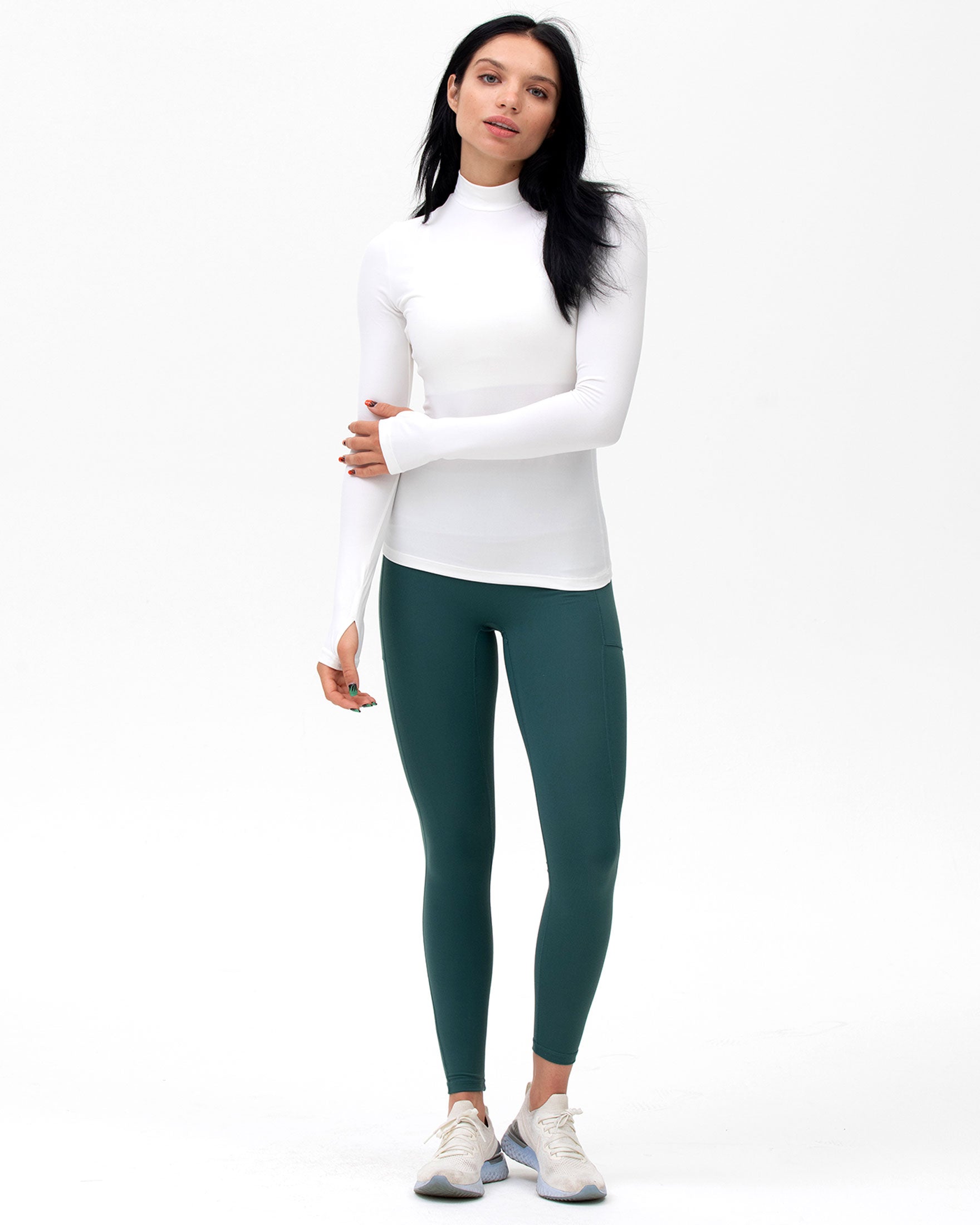Cozy Mock Neck Long Sleeve-10